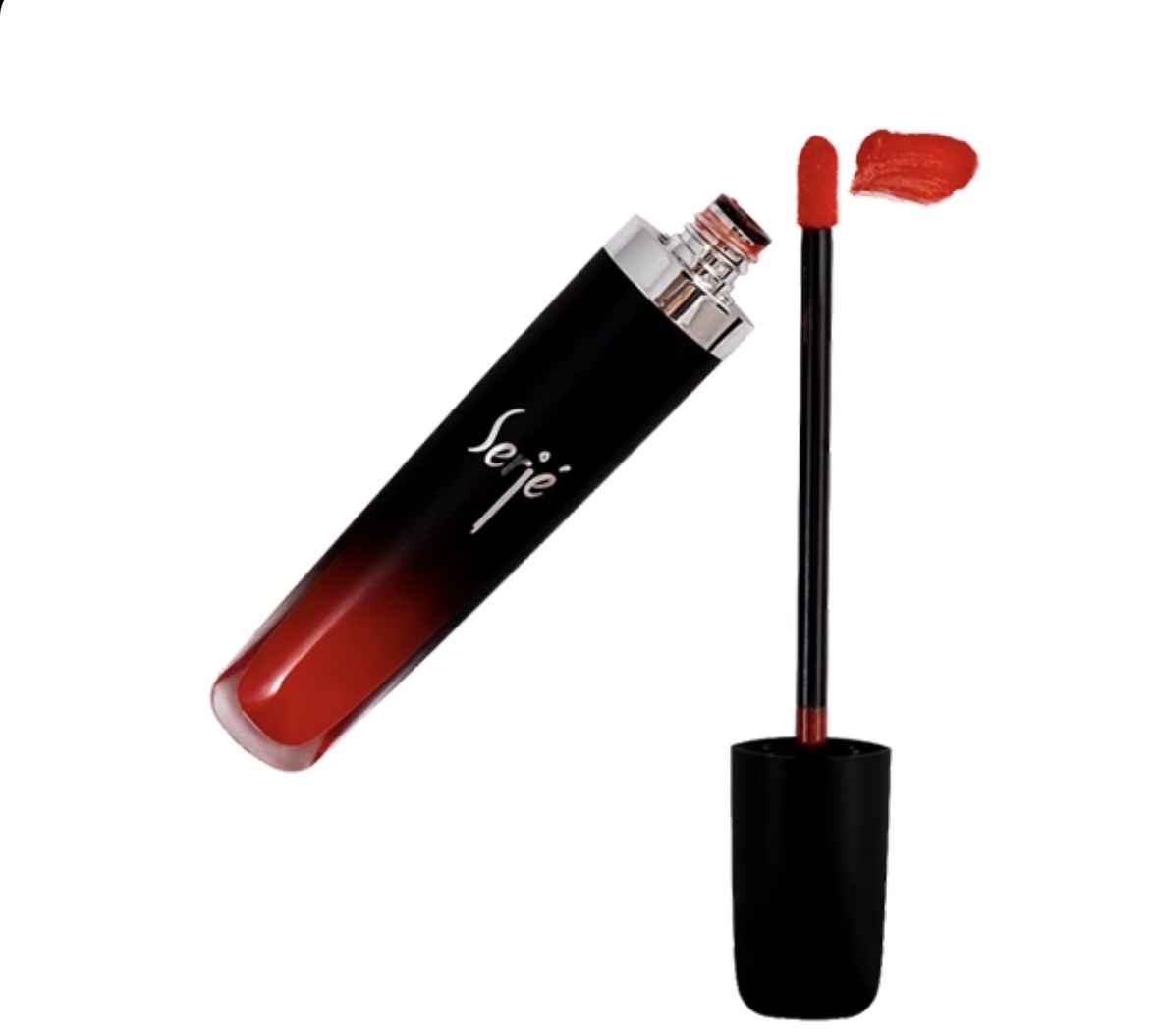 رژ لب مایع ساتین سرژه 202 (Coral) – رنگ مرجان کورال با حجم 10 میلی لیتر
